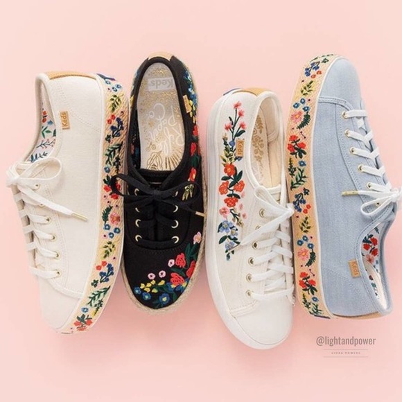 Keds Shoes - Keds Rifle Paper Embroider Rosalie Sneaker 7.5 EUC